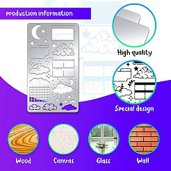 Stainless Steel Cutting Dies Stencils&nbsp;DIY-WH0242-253