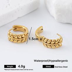 304 Stainless Steel Hoop Earrings for Women&nbsp;VK8456