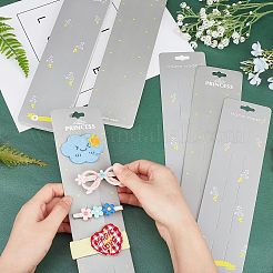 64 Pcs 2 Styles Paper Hair Clip Display Cards&nbsp;CDIS-NB0001-16