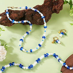 1Strand Handmade Lampwork Beads Strands&nbsp;LAMP-TA0001-84D