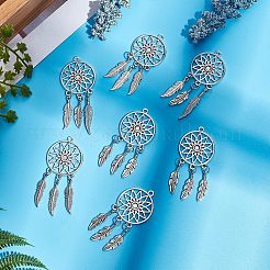 16Pcs 4 Style Tibetan Style Alloy Big Pendants&nbsp;FIND-NB0002-36