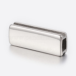 Tarnish Resistant 304 Stainless Steel Slide Charms&nbsp;STAS-F150-006P