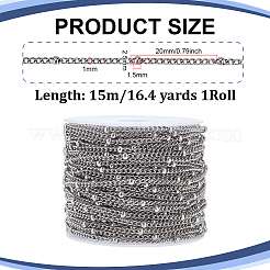 Stainless Steel Satellite Chains&nbsp;CHS-WH0001-12