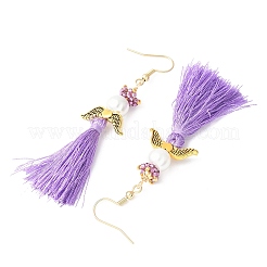 Angel 304 Stainless Steel Dangle Earrings&nbsp;EJEW-MZ00409-04