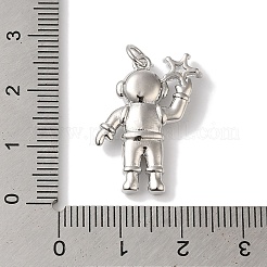 Rack Plating Brass Micro Pave Clear Cubic Zirconia Pendants&nbsp;LS-KK-B092-40P