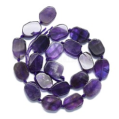 Natural Amethyst Beads Strands&nbsp;G-K245-J12-01