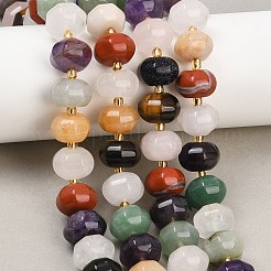 Mixed Gemstone Beads Strands&nbsp;G-P573-B01-01