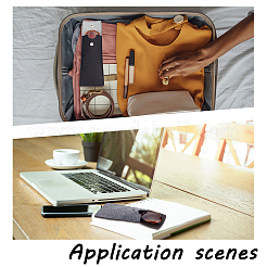 3Pcs 3 Colors PU Imitation Leather & Felt Slip-in Glasses Cases&nbsp;AJEW-PH0004-72
