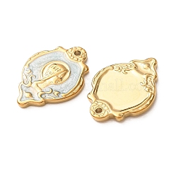 304 Stainless Steel Enamel Pendants&nbsp;SA-CBAD609-10G-03