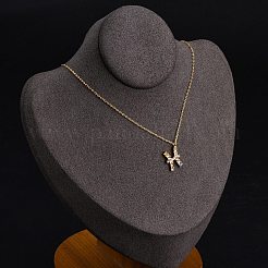 925 Sterling Silver Colorful Cubic Zirconia Constellation Pendant Cable Chain Necklaces for Women&nbsp;STER-R009-01G-05