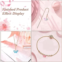 15 Styles Transparent Glass Beads&nbsp;GLAA-YW0003-70