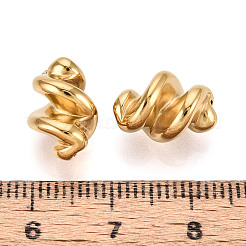 Twist Corrugated 304 Stainless Steel Beads&nbsp;STAS-T072-13A-G