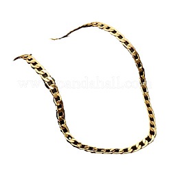Alloy Cuban Curb Chains Necklaces & Bracelets Sets for Men&nbsp;WG37A02-01