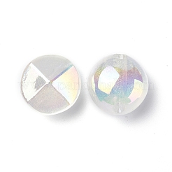 UV Plating Luminous Transparent Acrylic Beads&nbsp;OACR-P010-05D