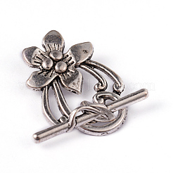 Tibetan Style Alloy Toggle Clasps&nbsp;LF0677Y