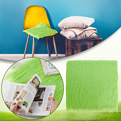 Faux Fur Square Fabric&nbsp;DIY-WH0656-92