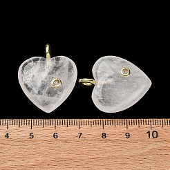 Natural Quartz Crystal Pendants&nbsp;G-P588-01G-11