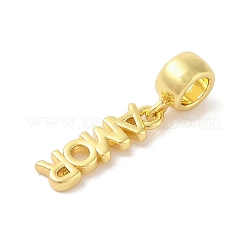 Rack Plating Brass European Dangle Charms&nbsp;KK-S380-17G