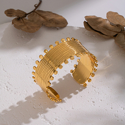 Fashion 304 Stainless Steel Open Cuff Bangles&nbsp;OU3634