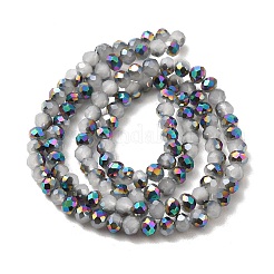 Electroplate Glass Faceted Rondelle Beads Strands&nbsp;EGLA-D020-4x3mm-M3