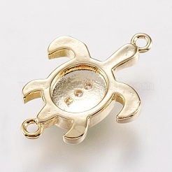 Brass Links Connectors&nbsp;KK-I613-15G