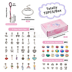 DIY Europen Bracelet Necklace Making Kit&nbsp;DIY-CD0001-46