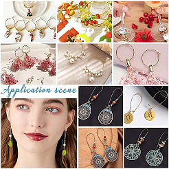150Pcs 5 Style 304 Stainless Steel Hoop Earring Findings&nbsp;STAS-UN0050-92