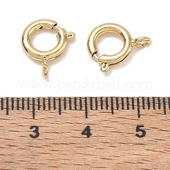 Brass Spring Ring Clasps&nbsp;KK-CBA1AE8-05C-G