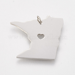 Tarnish Resistant 201 Stainless Steel Pendants&nbsp;STAS-T038-65