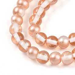 Baking Paint Transparent Glass Beads&nbsp;X1-DGLA-N011-6mm-04