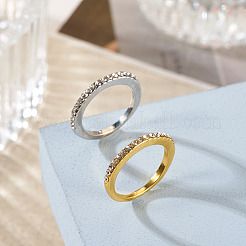 2Pcs 2 Colors Alloy with Crystal Rhinestone Finger Rings&nbsp;RJEW-TADJ0001-01E