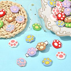 40Pcs Opaque Resin Cabochons&nbsp;RESI-CJ0002-61
