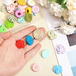 30Pcs 30 Styles Summer Theme Silicone Beads&nbsp;SIL-CA0003-26