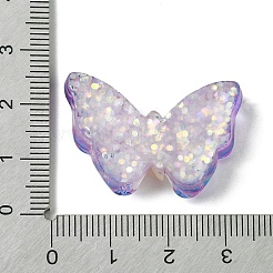 Spray Painted Resin Decoden Cabochons&nbsp;RESI-C045-07D