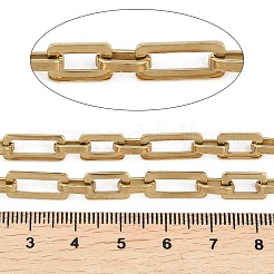 201 Stainless Steel Rectangle Link Chains Chains&nbsp;CHS-F024-06G
