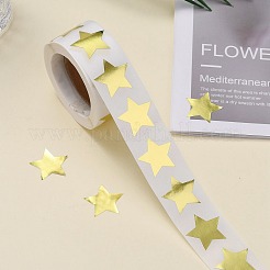 Metallic Foil Star Shape Paper Sticker Labels&nbsp;DIY-E023-03