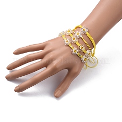 Adjustable Nylon Thread Braided Bead Bracelets Sets&nbsp;BJEW-JB05959