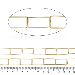 Ion Plating(IP) 304 Stainless Steel Rectangle Link Chains&nbsp;CHS-A011-07G