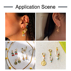 6 Pairs 3 Styles Brass Huggie Hoop Earrings&nbsp;EJEW-YS0001-01