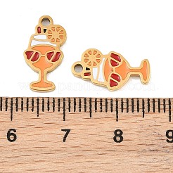 304 Stainless Steel Enamel Pendants&nbsp;SA-CBAA937-09A-G