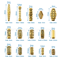 Tibetan Style Alloy Beads&nbsp;TIBEB-TA0001-19AG