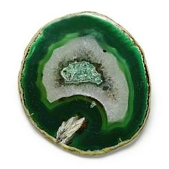 Druzy Natural Brazilian Agate Slice Display Decorations&nbsp;G-R418-136