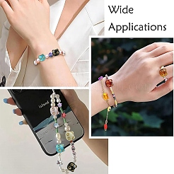 90Pcs 9 Colors Transparent Acrylic Beads&nbsp;MACR-YW0004-24