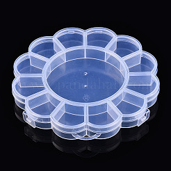 Transparent Plastic Bead Containers&nbsp;LS-CON-YW0001-12-1
