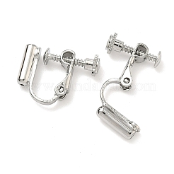 Brass Screw On Clip-on Earring Converters Findings&nbsp;KK-A281-29P