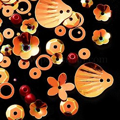Rainbow Iridescent PVC Paillette/Sequins Beads & Links & Pendants&nbsp;PVC-C001-01D