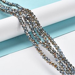 Electroplate Glass Beads Strands&nbsp;EGLA-A034-T4mm-J16
