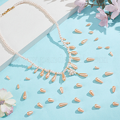42G 3 Styles ABS Plastic Imitation Pearl Beads&nbsp;FIND-AR0006-05A