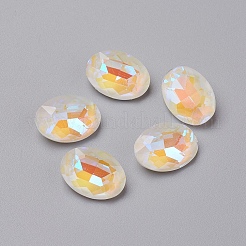 Glass Rhinestone Cabochons&nbsp;X-RGLA-I002-A03