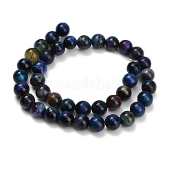 Natural Tiger Eye Beads Strands&nbsp;G-B133-A02-10mm-09